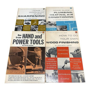 VINTAGE 1967 POPULAR SCIENCE SKILL BOOKS BY JACKSON HAND, SET OF 4 HOW TO GUIDE